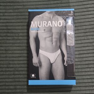 Murano Men's Bikini Underwear 3-Pack in Multi Color Small